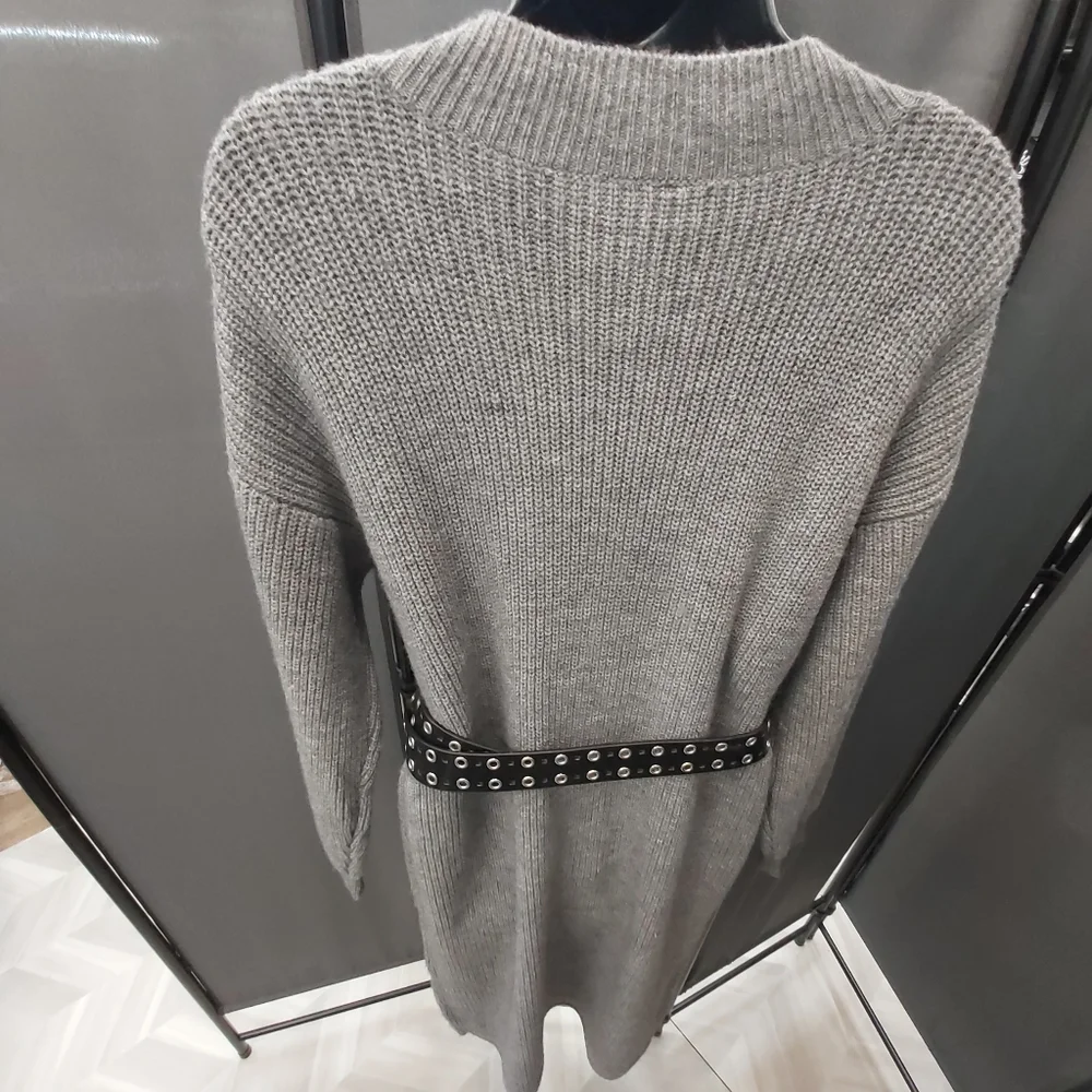 Dreamers by Debut Gray Knit Dress - Picture 6 of 10